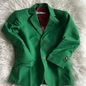 “Masters” Green Toddler Boy  Blazer